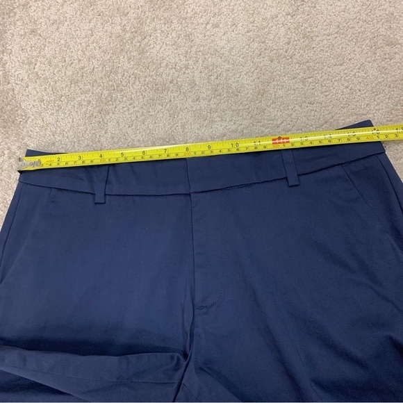 ALFRED Sung navy blue Bermuda shorts Sz 10 - Picture 5 of 8